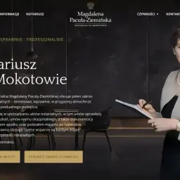 Profesjonalny notariusz na Mokotowie. Dowiedz się, jak się zwracać do notariusza i jakie czynności oferuje kancelaria Magdaleny Pacuły-Ziemińskiej.